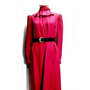 Pure Silk 1980s Vintage Nina Ricci Dress